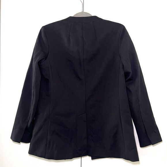 Spanx The Perfect Blazer Jacket Women’s XS Black Collarless Oversized Office - Picture 2 of 6